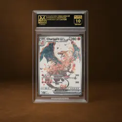 CHARIZARD VMAX MANA GRADE 10 POKEMON CUSTOM PSA STACKABLE SLAB GET 1 FREE - Image 1