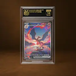 CHARIZARD VMAX MANA GRADE 10 POKEMON CUSTOM PSA STACKABLE SLAB GET 1 FREE - Image 1