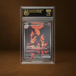 CHARIZARD VMAX MANA GRADE 10 POKEMON CUSTOM PSA STACKABLE SLAB GET 1 FREE - Image 1