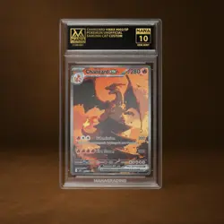 CHARIZARD VMAX MANA GRADE 10 POKEMON CUSTOM PSA STACKABLE SLAB GET 1 FREE - Image 1