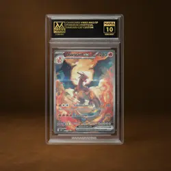 CHARIZARD VMAX MANA GRADE 10 POKEMON CUSTOM PSA STACKABLE SLAB GET 1 FREE - Image 1