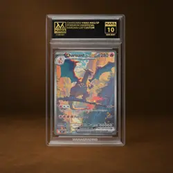 CHARIZARD VMAX MANA GRADE 10 POKEMON CUSTOM PSA STACKABLE SLAB GET 1 FREE - Image 1