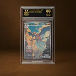 CHARIZARD VMAX MANA GRADE 10 POKEMON CUSTOM PSA STACKABLE SLAB GET 1 FREE - Image 1