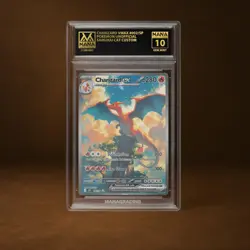 CHARIZARD VMAX MANA GRADE 10 POKEMON CUSTOM PSA STACKABLE SLAB GET 1 FREE - Image 1