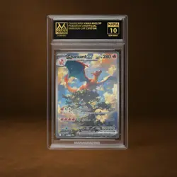 CHARIZARD VMAX MANA GRADE 10 POKEMON CUSTOM PSA STACKABLE SLAB GET 1 FREE - Image 1