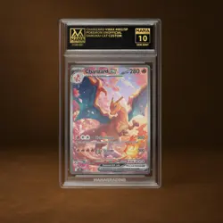 CHARIZARD VMAX MANA GRADE 10 POKEMON CUSTOM PSA STACKABLE SLAB GET 1 FREE - Image 1