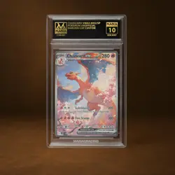 CHARIZARD VMAX MANA GRADE 10 POKEMON CUSTOM PSA STACKABLE SLAB GET 1 FREE - Image 1