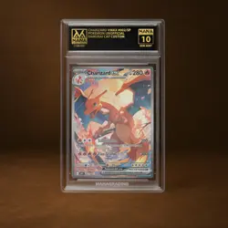 CHARIZARD VMAX MANA GRADE 10 POKEMON CUSTOM PSA STACKABLE SLAB GET 1 FREE - Image 1