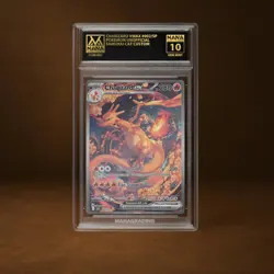 CHARIZARD VMAX MANA GRADE 10 POKEMON CUSTOM PSA STACKABLE SLAB GET 1 FREE - Image 1
