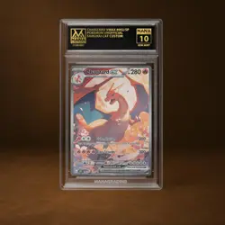 CHARIZARD VMAX MANA GRADE 10 POKEMON CUSTOM PSA STACKABLE SLAB GET 1 FREE - Image 1