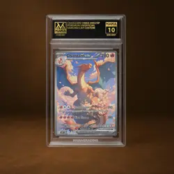 CHARIZARD VMAX MANA GRADE 10 POKEMON CUSTOM PSA STACKABLE SLAB GET 1 FREE - Image 1