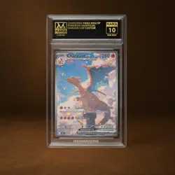 CHARIZARD VMAX MANA GRADE 10 POKEMON CUSTOM PSA STACKABLE SLAB GET 1 FREE - Image 1
