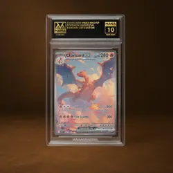 CHARIZARD VMAX MANA GRADE 10 POKEMON CUSTOM PSA STACKABLE SLAB GET 1 FREE - Image 1