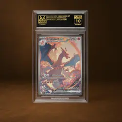 CHARIZARD VMAX MANA GRADE 10 POKEMON CUSTOM PSA STACKABLE SLAB GET 1 FREE - Image 1