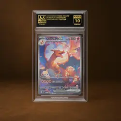CHARIZARD VMAX MANA GRADE 10 POKEMON CUSTOM PSA STACKABLE SLAB GET 1 FREE - Image 1