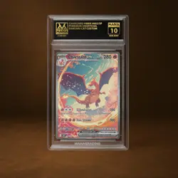CHARIZARD VMAX MANA GRADE 10 POKEMON CUSTOM PSA STACKABLE SLAB GET 1 FREE - Image 1