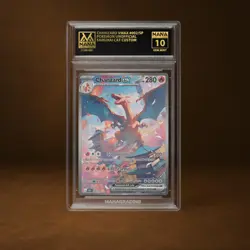 CHARIZARD VMAX MANA GRADE 10 POKEMON CUSTOM PSA STACKABLE SLAB GET 1 FREE - Image 1