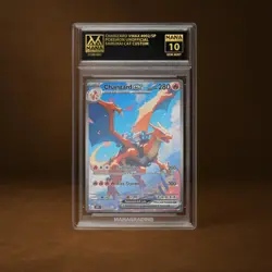 CHARIZARD VMAX MANA GRADE 10 POKEMON CUSTOM PSA STACKABLE SLAB GET 1 FREE - Image 1