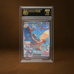 CHARIZARD VMAX MANA GRADE 10 POKEMON CUSTOM PSA STACKABLE SLAB GET 1 FREE - Image 1