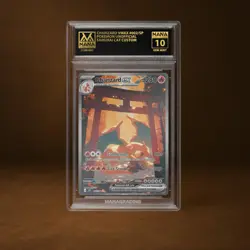 CHARIZARD VMAX MANA GRADE 10 POKEMON CUSTOM PSA STACKABLE SLAB GET 1 FREE - Image 1