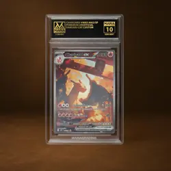 CHARIZARD VMAX MANA GRADE 10 POKEMON CUSTOM PSA STACKABLE SLAB GET 1 FREE - Image 1