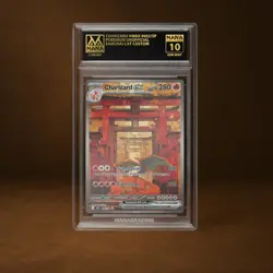 CHARIZARD VMAX MANA GRADE 10 POKEMON CUSTOM PSA STACKABLE SLAB GET 1 FREE - Image 1