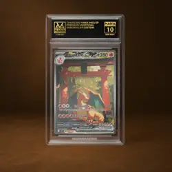 CHARIZARD VMAX MANA GRADE 10 POKEMON CUSTOM PSA STACKABLE SLAB GET 1 FREE - Image 1