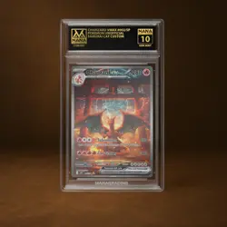 CHARIZARD VMAX MANA GRADE 10 POKEMON CUSTOM PSA STACKABLE SLAB GET 1 FREE - Image 1