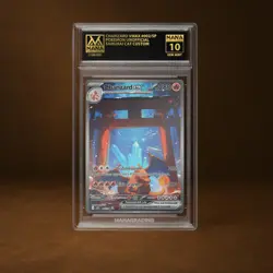 CHARIZARD VMAX MANA GRADE 10 POKEMON CUSTOM PSA STACKABLE SLAB GET 1 FREE - Image 1
