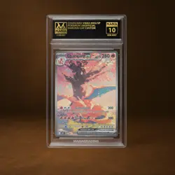 CHARIZARD VMAX MANA GRADE 10 POKEMON CUSTOM PSA STACKABLE SLAB GET 1 FREE - Image 1