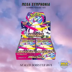Mega Symphonia Booster Box Factory Sealed EX Pokemon M1S Mega US Seller - Image 1