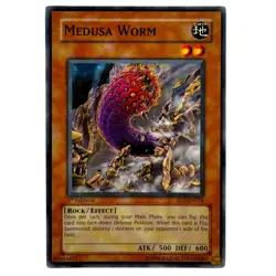 Yugioh CCG Collectable 1996 Konami Medusa Worm 1st Edition - Image 1