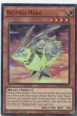 Yugioh Bujingi Hare MP14-EN211 Super Rare 1st Edition NM - Image 1
