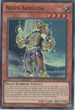 Yugioh Bujin Arasuda MP14-EN207 Ultra Rare 1st Edition NM - Image 1