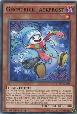 Yugioh Ghostrick Jackfrost MP14-EN202 Common 1st Edition NM - Image 1