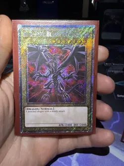 NM Yugioh Red-Eyes Black Dragon Platinum Secret Rare RA03-EN081 1st Edition - Image 1