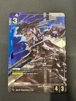 Gundam Card Game - Delta Plus - GD01-006 R+ - Alternate Art English - Image 1