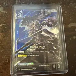 Gundam Card Game - Delta Plus - GD01-006 R+ - Alternate Art English - Image 1