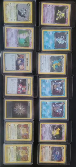 Team Rocket 14 Card Set Holo From"Dark Pokemon" - Image 2