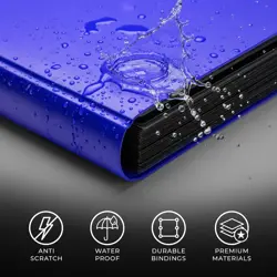 Trading Card Binder Pro-Folio - 9 Pocket Binder - Side-Loading Album, Durable... - Image 2