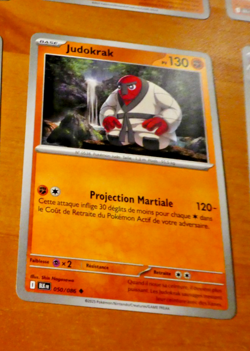 POKEMON FOUDRE NOIRE CARD CARTE JUDOKRAK 050/086 BLK EV10.5 FR MINT 2025 - Image 1