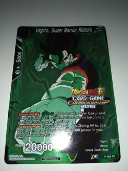 Dragon Ball Super Card Game Championship Promo VEGITO SUPER WARRIOR REBORN P-065 - Image 1