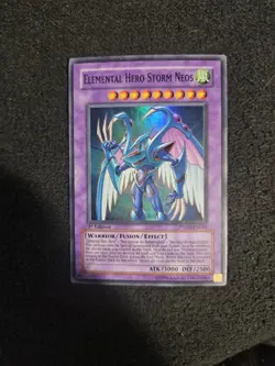 YuGiOh!- Elemental Hero Storm Neos - PTDN-EN043 - 1st Edition - Super Rare NM - Image 1