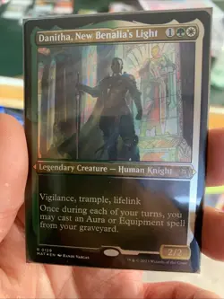 1x ETCHED FOIL DANITHA, NEW BENALIA'S LIGHT March - MTG - Magic the Gathering - Image 1