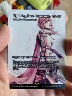MTG Final Fantasy Lightning Lone Commando - Image 1