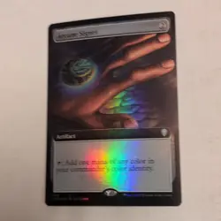 MTG | Arcane Signet (Extended Art) | CMR | Foil Near Mint English Foil Curve - Image 1