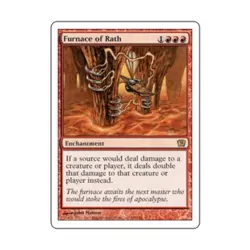 WOTC MtG 9th Ed Furnace of Rath (R) EX - Image 1