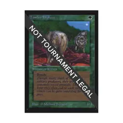 WOTC MtG International Ed. Timber Wolves (R) NM - Image 1