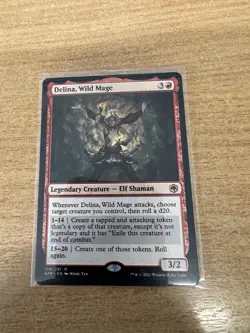MTG ~ Delina, Wild Mage ~ Adventures in the Forgotten Realms ~ Rare ~ Near Mint - Image 1