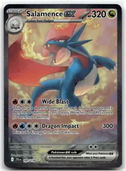 187/159 Salamence Ex Journey Together SIR Pokemon TCG - Image 1
